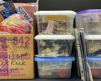 Fabric Crafting Supplies Buttons, Patches, Fringe, Zippers, And More