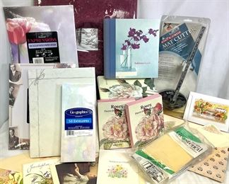 Floral Scrapbooking Supplies, Cards, OvalCircle Mat Cutter