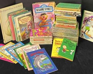Huge Lot Of Little Golden Books, Snoopy More