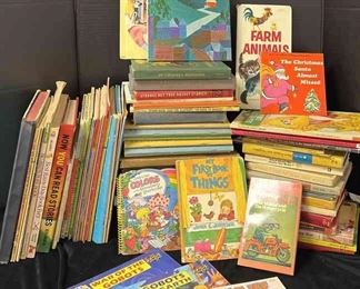 Huge Lot Of Vintage Childrens Books