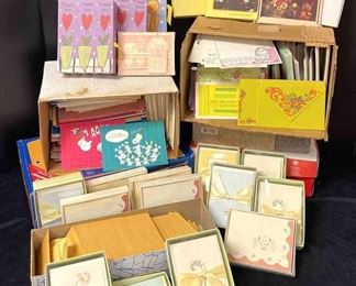 Huge Mystery Lot Of Cards, Envelopes More