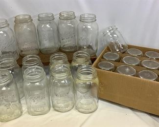 Mason Jar Collection Big  Small Jars