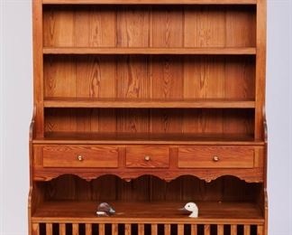 $195 - CUSTOM PINE BOOKCASE WAS 