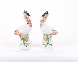 $120 - PR. MID CENTURY MOTTAHEDEH ITALIAN BIRDS 