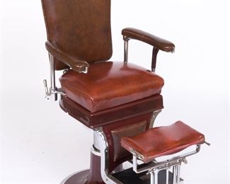 $700 -  EMIL J PAIDAR BARBER CHAIR MADE IN CHICAGO 