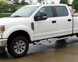 2020 Ford F-250 Crew Cab Pickup Truck, VIN # 1FT7W2B62LED02021, Mileage Showing On Odometer 56545