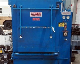 Roto-Jet Of America Parts Washer, Model 2V, 135 Gallon, 100000BTU, 460V, 3-Phase, 60Hz, 47Amp