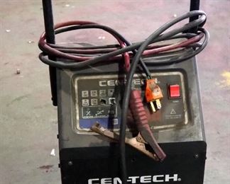Cen-Tech Portable Automatic Battery Charger / Starter, Untested