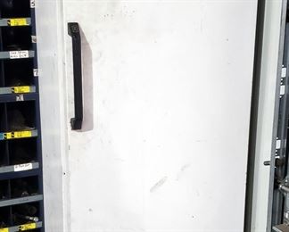 General Electric Single Door Freezer, Plugged In And Powered On, 59" x 28" x 23"