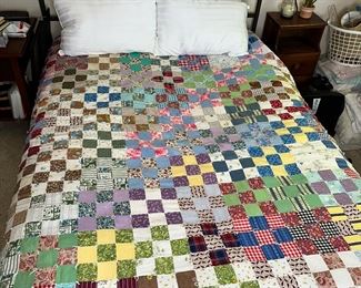 Vintage Patchwork Quilt Coverlet
