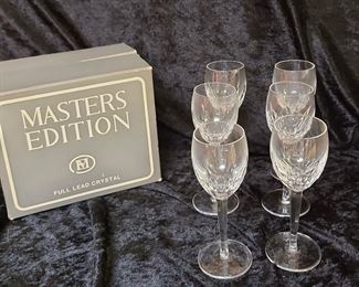 Full Leaded Glass Wine Glasses Astral