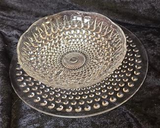 Hobnail Glass Dishes
