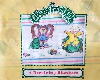 CABBAGE PATCH KIDS 2 RECEIVING BLANKETS