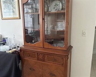 French Style China Hutch