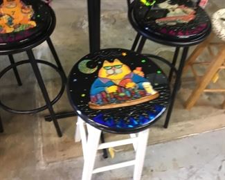 Pet Boutique custom bar table and chairs