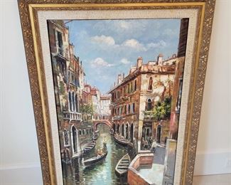 Original Oil Painting Italy