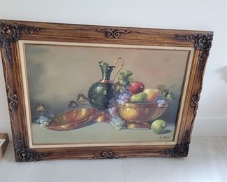 Original oil painting gilt frame