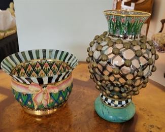 Mackenzie Child's vases