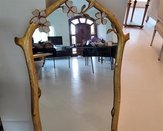 Hugo's gilt wall mirror by Carol Canner