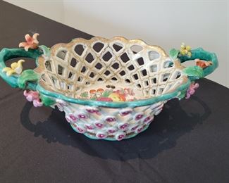 Hand Painted Basket