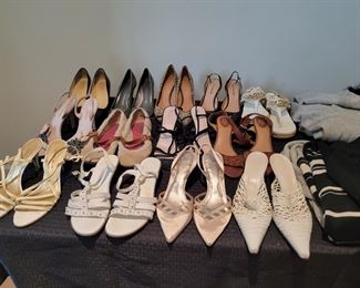 Ladies clothing, bags and shoes - Coach, Clarks, Giani Bini, Max Mara, Biya Johnny Was, RENE RUIZ evening gown and much more 