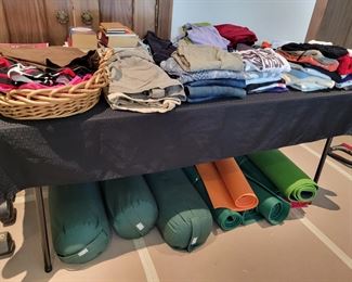 Yoga wear and yoga mats
