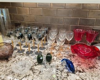 Goblets and murano