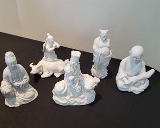 Chinese Blanc de Chine Figurines 