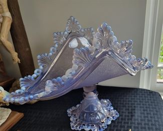 Westmoreland ring and petal lilac opalescent banana fruit RARE