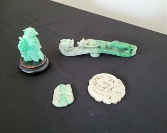 Jade belt hook, jade carvings 