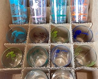 Lil' Abner vintage glasses on lower level