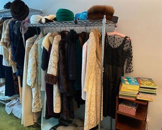 Mildred Davis, Anthony Blotta, Irene of New York Vintage Dresses, Gowns, Hats and Fur Coats