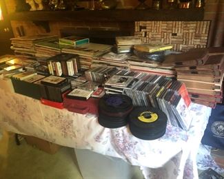 Vinyls; CDs; Cassette Tapes; 8 Tracks; 45s; Vintage Records