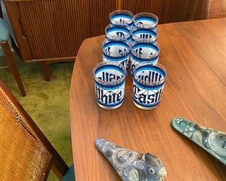 Vintage White Castle glasses