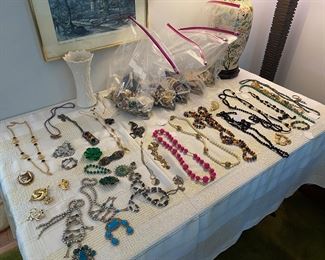 Vintage costume jewelry 