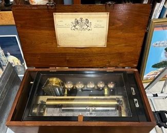 19th century drum bells music box. works great!