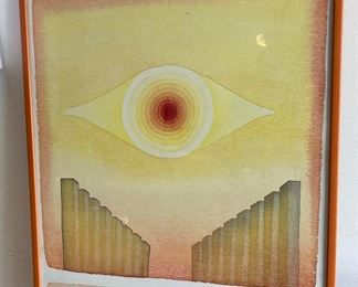 Jean-Michel Folon
Poster for the Seconds Etats Generaux Urbanisme Architecture-Paris, France