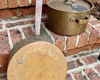 French Hand Wrought Copper Pots