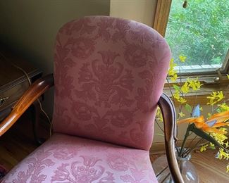 mahogany chair (one of a pair) from Gabberts