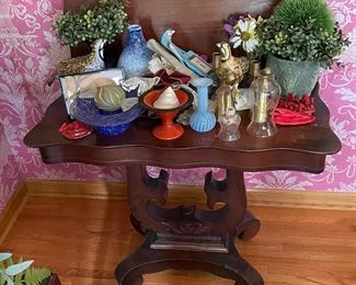 table with fold up half