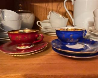. . . vintage cups and saucers