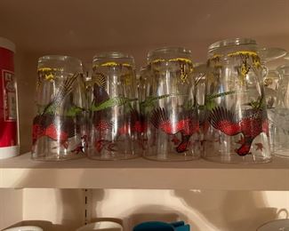 . . . excellent pheasant glass set