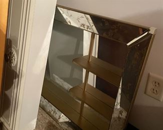 . . . wonderful large shadowbox mirror from 1970's