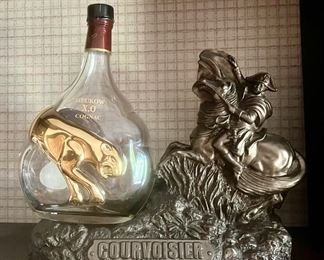 COURVOISIER BOTTLE & STAND