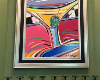 ABSTRACT MARTINI PAINTING
COOL COLORS