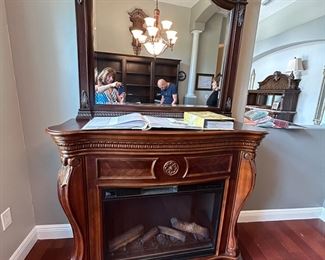 FIREPLACE (can be purchased with or without mirror)