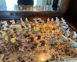 WADE PORCELAIN  FIGURINES ENGLAND RED ROSE TEA WHIMSY VINTAGE