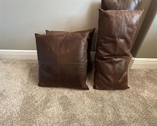 LEATHER PILLOWS