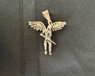 STERLING SILVER ARC ANGEL MICHAEL