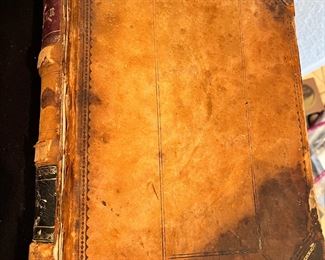 Legal ledger from mid 1800s